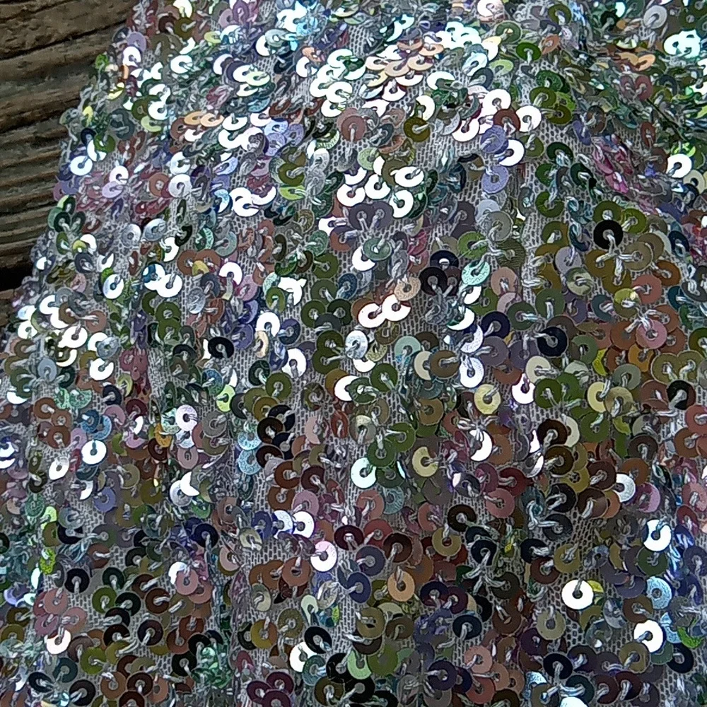 Lulu sequin mini skirt light pink, light green, light purple, gold sequins